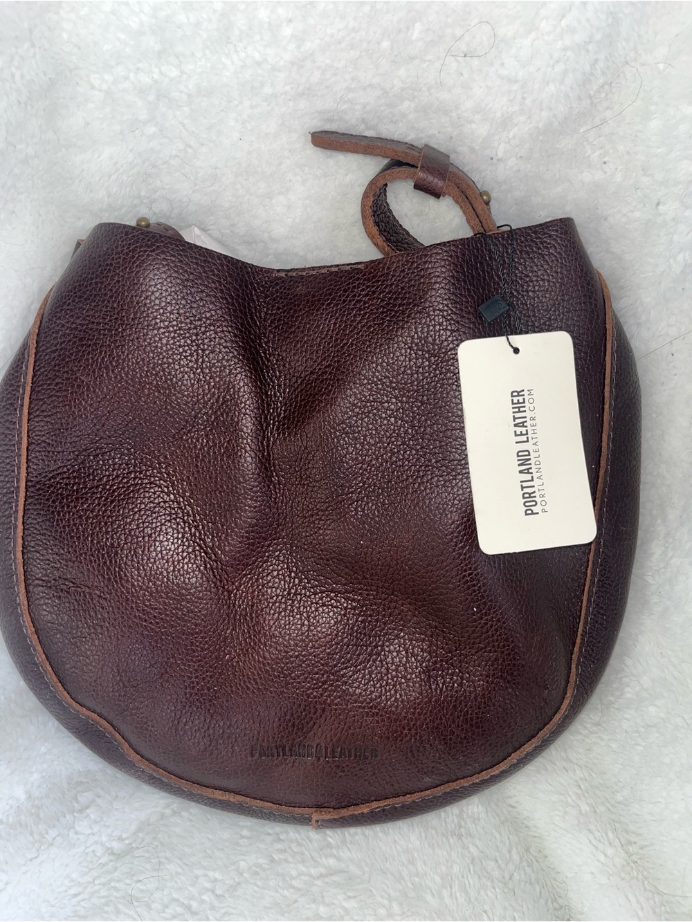 Portland Leather Olivia Shoulder Bag Coldbrew